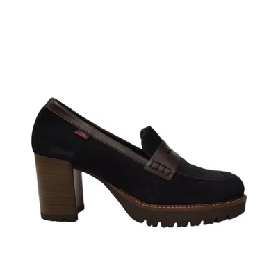 Callaghan Mocassino blu con plateau in camoscio t.8 - Immagine 1 di 3