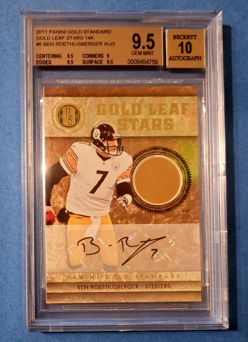 Panini Ben Roethlisberger Football Autographed Sports Trading