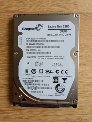 Seagate Laptop Thin SSHD 500GB | 2,5" SATA | Hybrid Festplatte | ST500LM000 - Bild 1 von 4