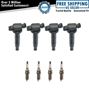 Ignition Coil & Iridium Spark Plug Kit Set for Lexus Pontiac Scion Toyota - Picture 1 of 6