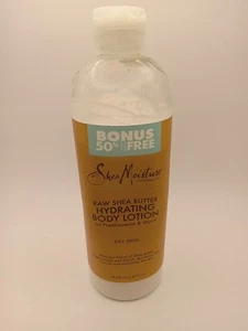 Shea Moisture Raw Shea Butter Hydrating Body Lotion, Preowned 85% Full - Picture 1 of 7