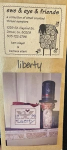 Ewe And Eye And Friends Liberty Contado Punto de Cruz Patrón Muestreador Lino - Imagen 1 de 3