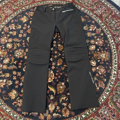EUC Helly Hansen 滑雪滑雪板裤女式 Xl 黑色修身带拉链袖口  — 第 1/4 张图片
