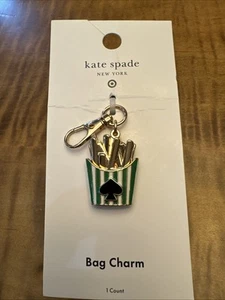 Kate Spade New York X Target French Fry Bag Charm Keychain Limited Edition - Picture 1 of 7