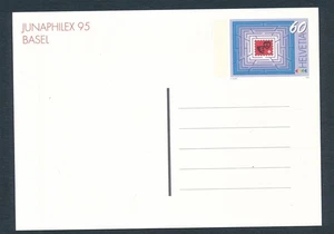D464167 Switzerland Postal Stationery Mint unused JUNAPHILES 1995 Basel - Picture 1 of 2