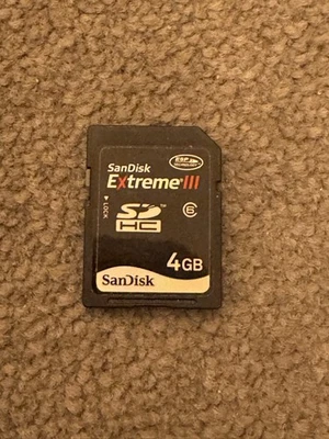 SanDisk Extreme 3 4GB - SD Card - Image 1 of 2