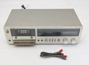 Onkyo TA-2020 Stereo Cassette Deck Vintage Anfang 80er getestet funktioniert -siehe Video- - Bild 1 von 10