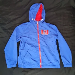 Funimation My Hero Academia Blue Light Jacket Size Medium Full Zip Hooded - Picture 1 of 7