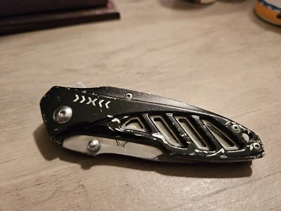 ¡BONITO! CUCHILLO PLEGABLE ESTILO TÁCTICO MEDIO - BLOQUEO MARCO Foto 1 de 4