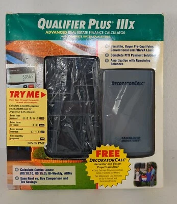 Calculated Industries Qualifier Plus IIIx Real Estate & DecoratorCalc 8515 - Image 1 of 4