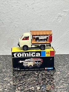 Vintage Japan tomica diecast 1/55 Suzuki carry Chinese noodle vendor with box