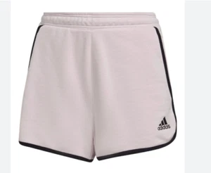 Pantalones cortos de tiro alto de felpa francesa Adidas para mujer (M) HY5525 - Imagen 1 de 1