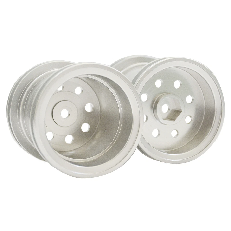 Llantas de cubo de rueda de aluminio RC hexagonales de 12 mm para actualizaciones Konghead Tamiya G6-01 / WR-02 Foto 1 de 4