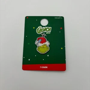The Grinch Dr. Seuss Grinch Face Christmas Holiday Jewelry Charm NEW - Picture 1 of 2