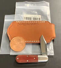RARE GEC Northwoods Knives RED Micarta Little Bay Great Eastern Cutlery New