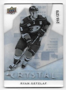 14/15 Upper Deck Trilogy Crystal Insert #RG Ryan Getzlaf #215/275
