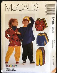 UC Größe 2 Stretch Strick Top Pull On Hose McCalls 8480 Muster Schulter Reißverschluss Ch - Bild 1 von 2