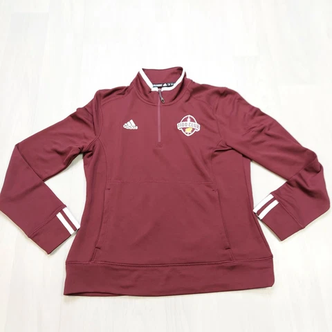 Central Michigan Chippewas Adidas Sweatshirt Womens Medium Red 1000 Club CMU Cover