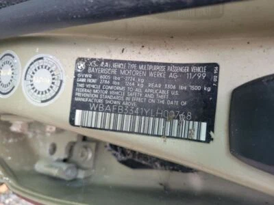 Limpiador de aire 4,4 L compatible con BMW X5 1138686 00-03 Foto 1 de 4