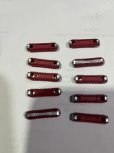 10 x 16 a Continental Fusibili Siluro Ceramica Amplificatore 16 Amp Auto Barca Rosso HGV - Foto 1 di 1