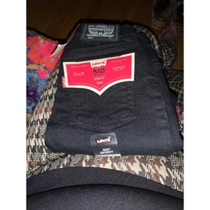 Vaqueros ajustados negros Levi's niños talla 510 - Imagen 1 de 9