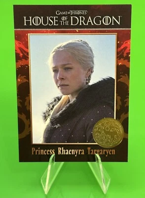 2024 House of the Dragon #36 Princess Rhaenyra Targaryen Stamped Gold Parallel!! - Image 1 of 4