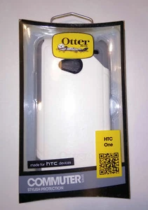 OtterBox Commuter Case HTC One  77-35592 Retail Package NEW white - Picture 1 of 2