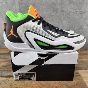 Jordan Tatum 1 Home Team Size 11.5 Mens White Total Orange Basketball Shoes - Picture 1 of 15