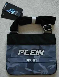 Vintage Deadstock Grey & Black Camo Philipp Plein Crossbody Bag Fast Free P&P - Picture 1 of 3