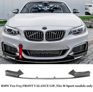 Para BMW Serie 2 F22 F23 2013 On M Sport divisor de labios inferiores negro - Imagen 1 de 7