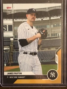 2020 Topps Now #OD-41 James Paxton New York Yankees 1/1 - Picture 1 of 2