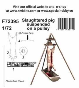 CMK 1/72 Slaughtered Pig Suspended on a Pulley - Bild 1 von 1