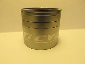Ti Cycles SINGLESPEED Cassette Titanium Spacer Kit Handmade MTB CROSS ROAD USA - Picture 1 of 4