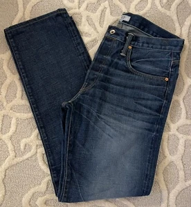 JACK SPADE  White Oak Cone Denim Selvedge ButtonFly Designer Jeans USA 33 ($295) - Picture 1 of 10