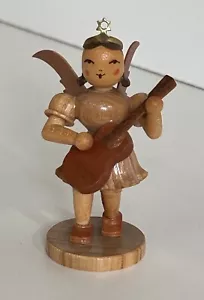 1672/24 Angel with Guitar Short Skirt Angel Fa. Blank Erzgebirge - Picture 1 of 4