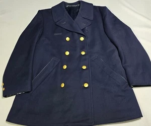 Abrigo de lana formal vintage Kohout Uniforms años 60 policía de Chicago CPD - Imagen 1 de 10