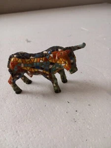 Toro spagnolo in mosaico da collezione - Foto 1 di 1