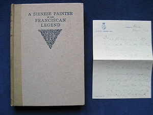 Painter STEFANO DI GIOVANI  WITH SIGNED AUTOGRAPH BERNARD BERENSON LETTER - Picture 1 of 11
