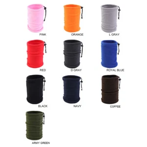 Neck Warmer Neck Gaiter Polar Fleece Neck Scarf Winter Ski Snowboard Tube Scarf - Picture 1 of 25
