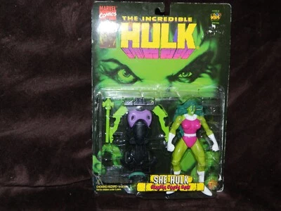 ToyBiz Marvel Incredible Hulk She-Hulk 1996 con figura de arco cruzado gamma nuevo *leer* Foto 1 de 4