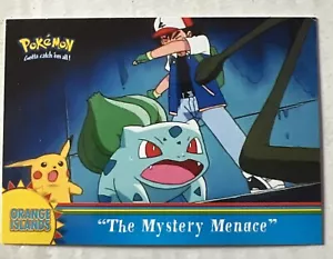 Pokémon Topps Orange Islands Mystery Menace 2000 o-19 logotipo azul sin jugar ❤️ - Imagen 1 de 3