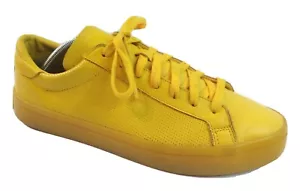 ADIDAS Shoes Court Vantage Adicolor Yellow Gum Soles S80254 Mens US 10 EU 44 - Picture 1 of 12