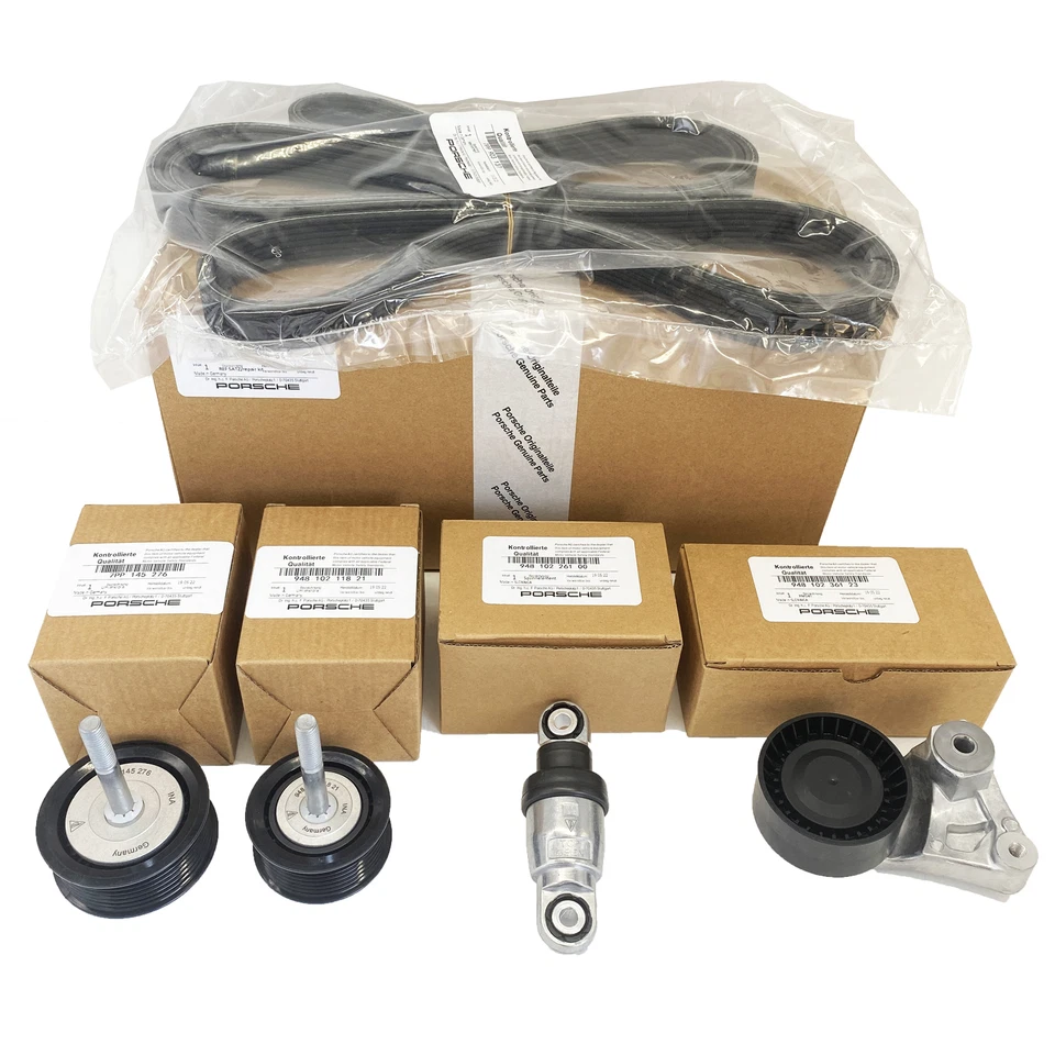 NEW Belt Drive Kit for Porsche Paramera 970 Cayenne 4.8 Foto 1 de 4