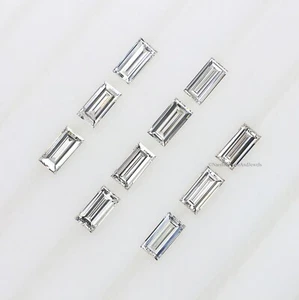 Baguette Shape 2.5/3.0/3.5/4.0/5.0 MM D/E/F Color VS Clarity Lab Diamond GN180 - Picture 1 of 10