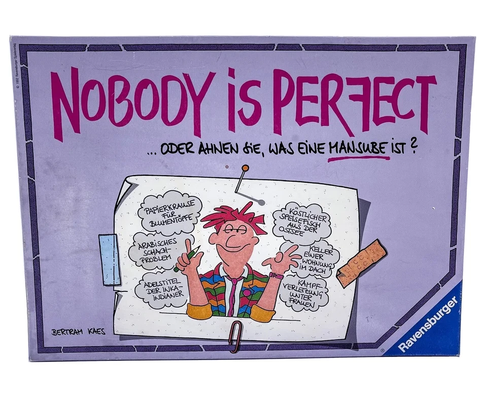 Nadie Es Perfecto Bertram Kaes (Ravensburger) | Juego De Mesa 3-6 Jugadores - Imagen 1 de 4