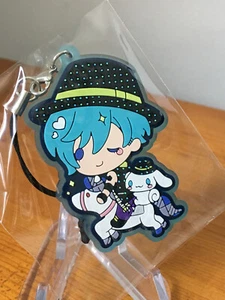 B-Project x Sanrio Aizome Kento and Cinnamoroll Rubber Strap Keychain - Picture 1 of 6