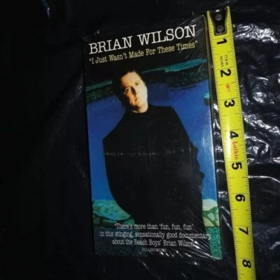 The BEACH BOYS Brian Wilson DOCUMENTARY Vintage 90s 1995 Sealed NEW VHS Tape - Image 1 of 3