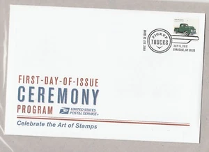 US 5103 Pickup Trucks 1948 Ford F-1 Ceremony Program FDC 2016 - Picture 1 of 1