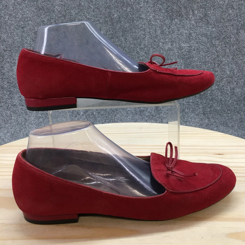 Aerosoles Shoes Womens 10 M Feel Good Loafer Flats Red Bow Casual Low Top - Image 1 of 4