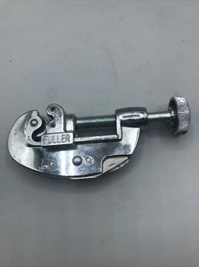 Vintage FULLER Pipe Tubing Cutter, 1/8" to 1" Capacity Chrome Plated - Picture 1 of 2